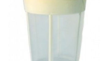 Cylindrical honey strainer (plastic and nylon)