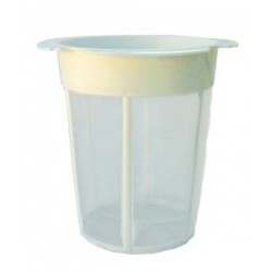 Cylindrical honey strainer (plastic and nylon)