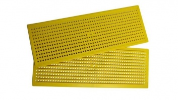Piece of grating for pollen harvesting (horizontal use; 403 x 145 mm)