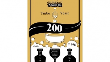 Turbo raugs destilācijai AromaXL 200 Turbo