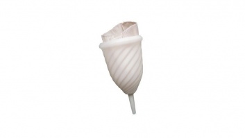 Plastic spiral funnel 15 cm