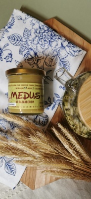 Honey with rhubarb