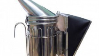 Stainless smoker with a removable bellow, with a barrier, rod Ø 2