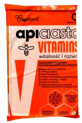 Kandijs bitēm APICIASTO VITAMINS 1 kg