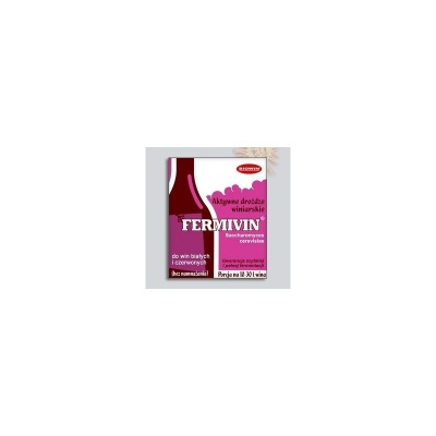 Yeast for wine FERMIVIN (dry) red, white wines 14% 7g