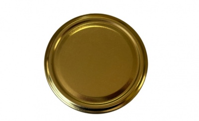 Gold jar lid
